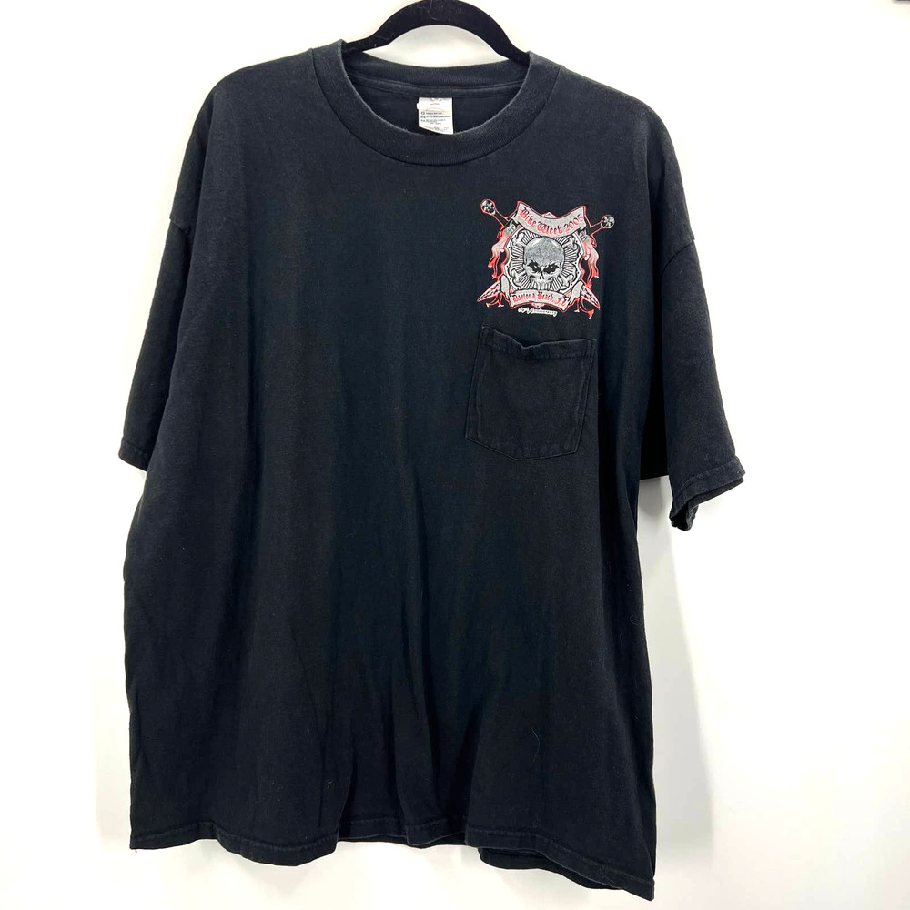 Bike Week Tshrit Daytona FL 2005 64th Anniversary‎ Large Graphic Men's 2XL